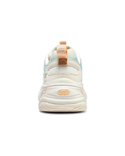 Skechers White (Wmns) D'Lites 'Cream Mint'