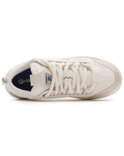 Fila White X Nollie Skateboarding Sneakers for men