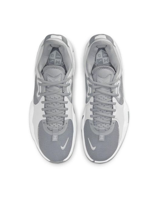 Nike White Pg 5 Tb 'Wolf' for men