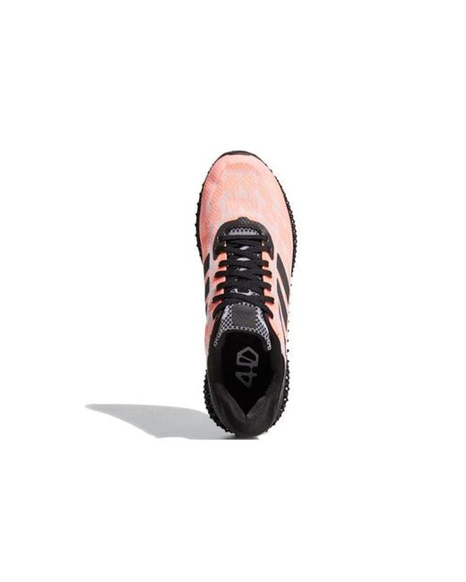 Adidas Black 4D Runner Signal Coral' for men