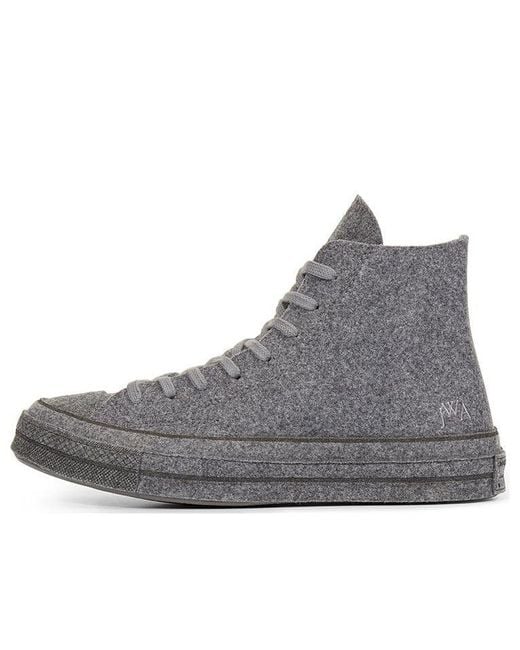 Converse Gray J.W. Anderson X Chuck 70 Hi Top 'Felt' for men