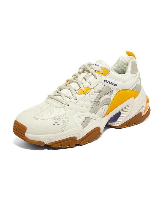 Skechers Yellow Stamina V2 Low-Top Daddy Shoes for men