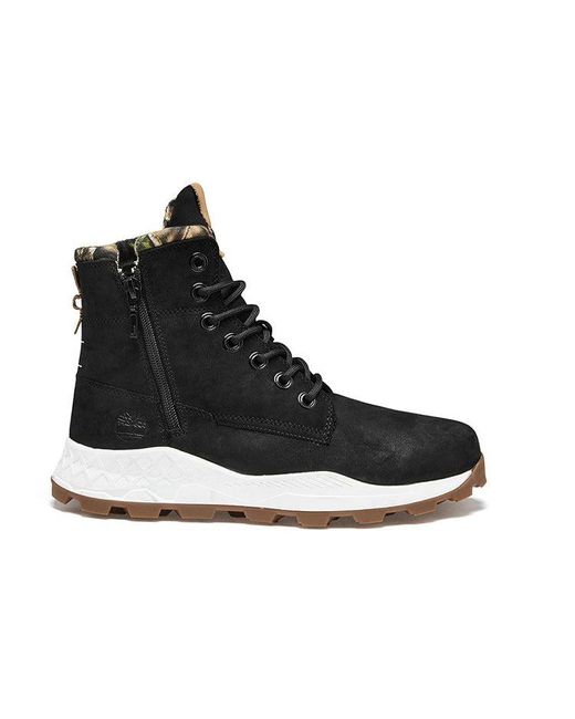 Timberland Black Brooklyn Side Zip Boot for men