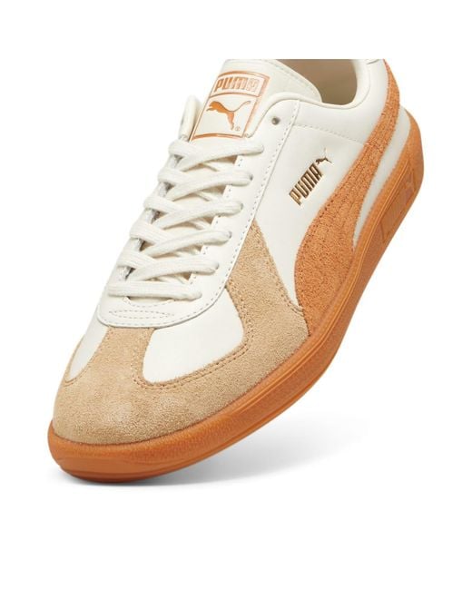 PUMA White Army Trainer Tan Gum' for men