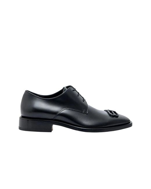 Balenciaga Black Bb Icon Derby Shoes for men