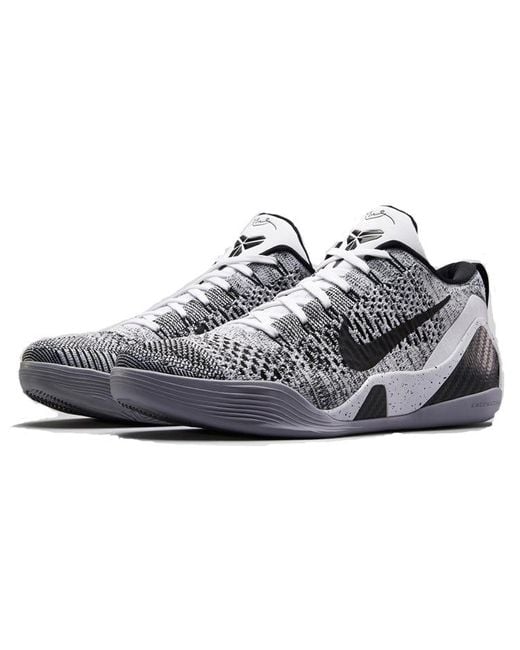 Nike Gray Kobe 9 Elite Low 'Beethoven' for men