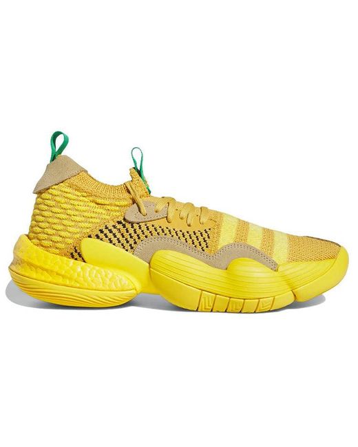 Adidas Yellow Trae Young 2 Basketball Shoes 'Hazy' for men