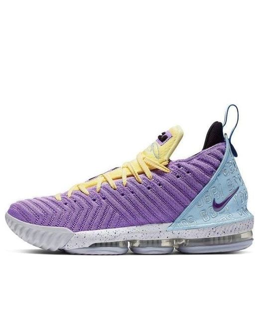 Nike Purple Lebron 16 'Lakers Heritage' for men