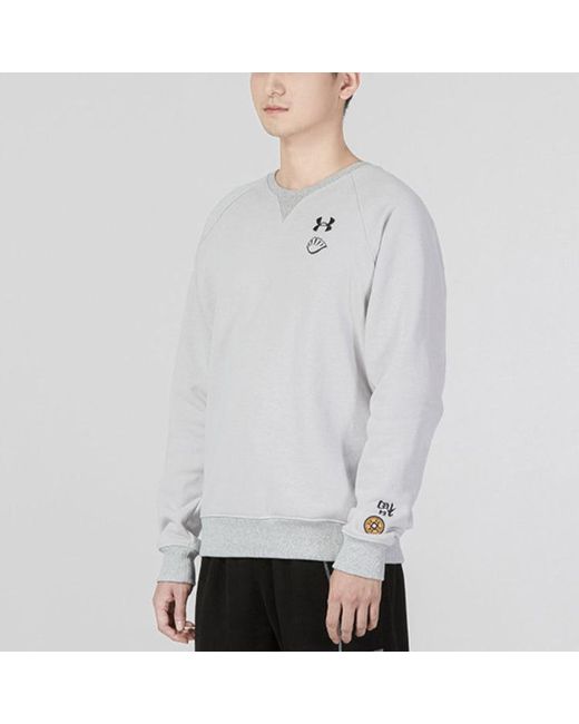 Under Armour White Cny Logo Long T-Shirt for men