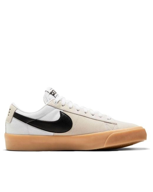 Nike White Sb Zoom Blazer Low Pro Gt Gum' for men