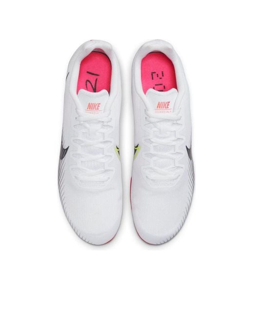 Nike White Air Zoom Rival M 9 Spikes for men