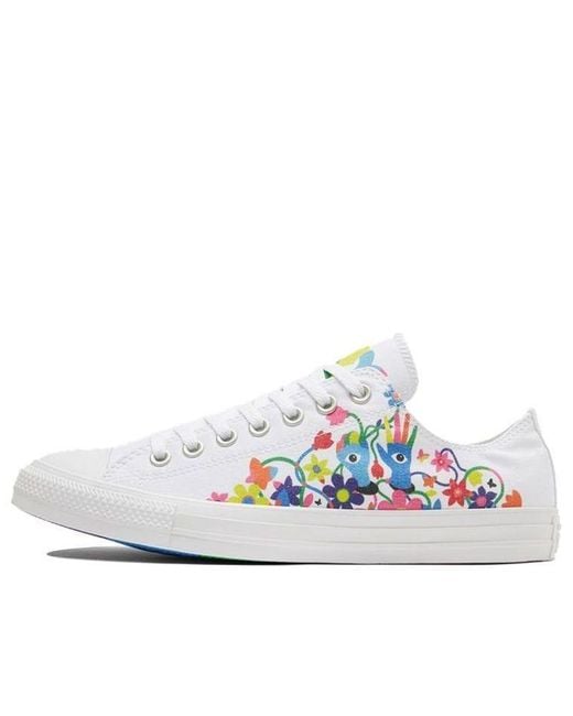 Converse White Chuck Taylor All Star Low 'Pride' for men