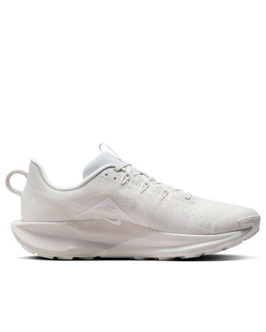 Nike White React Pegasus Trail 5 'Summit' for men