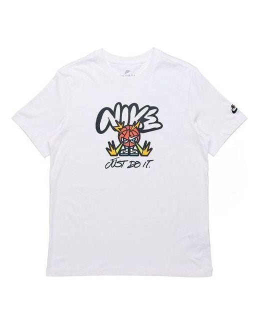 Nike White As Sportswear Ss Tee2 for men