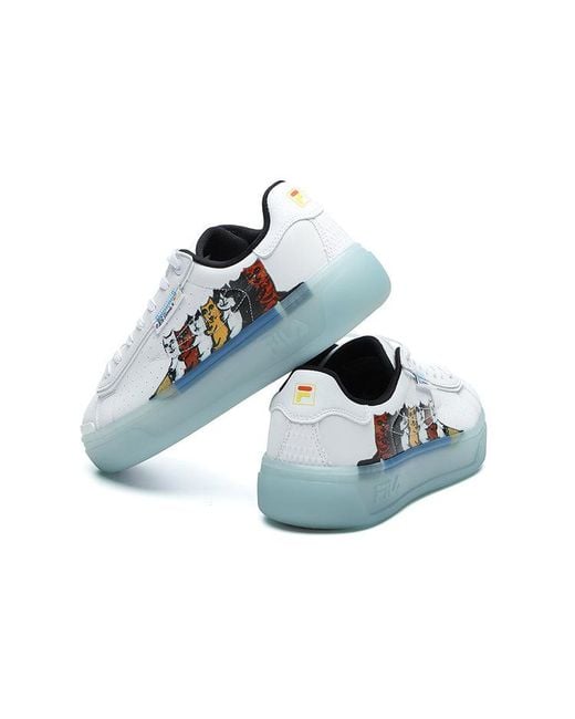 Fila Blue Fashion Court Low-Top Sneakers for men