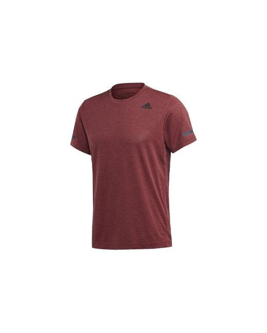 Adidas Red Chill Tee M Sports Short Sleeve for men