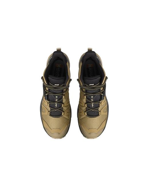 Salomon Brown X Ultra 4 Mid Gtx Hiking Shoe for men