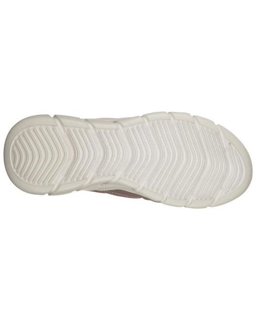 Skechers Gray (Wmns) Bobs B Flex-Mighty Puff 'Wonder Mauve'