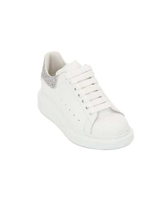 McQueen White (Wmns) Oversized Sneaker Holo'