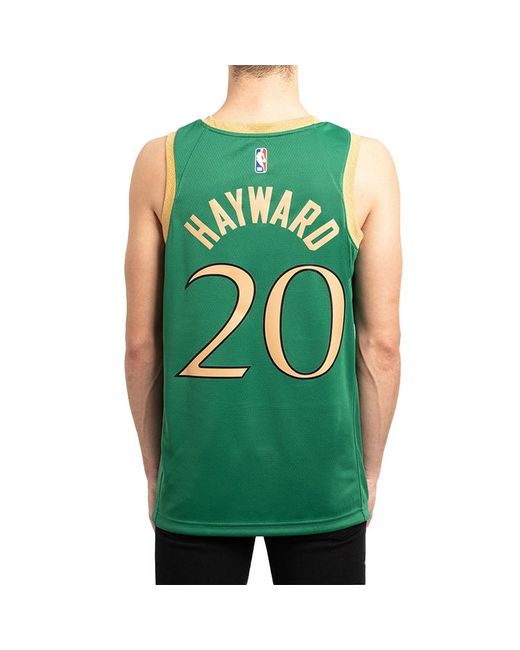 Nike Green Nba Sw Fan Edition Boston Celtics 2 No. 0 Basketball Jersey for men