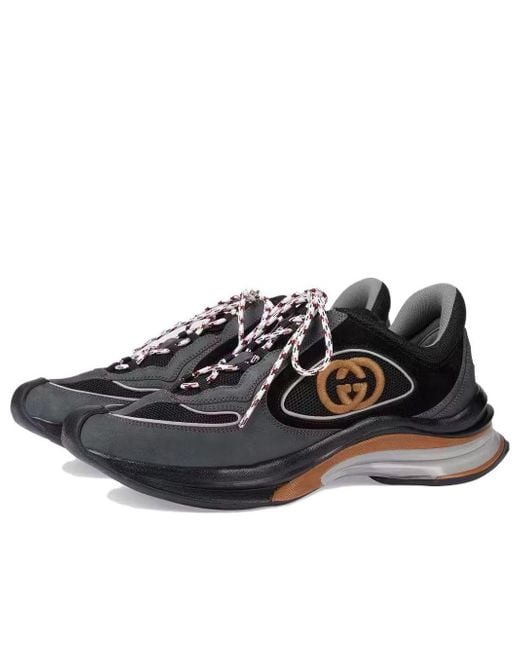 Gucci Blue Run Suede Sneakers Suede' for men