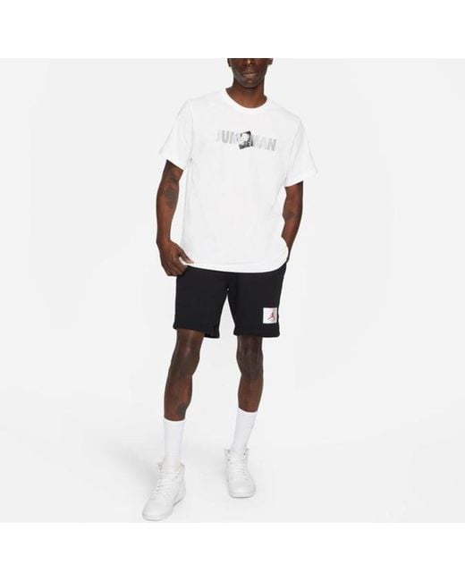 Nike Gray As J Jmc Ss Hbr Ctn Crew for men