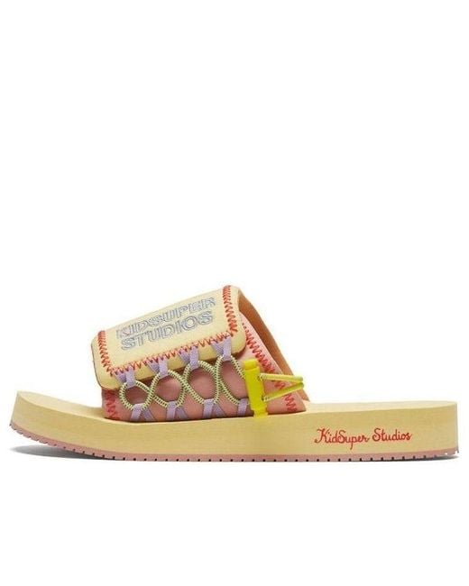 PUMA Brown Kidsuper Studios X Wilo Slide Peach' for men
