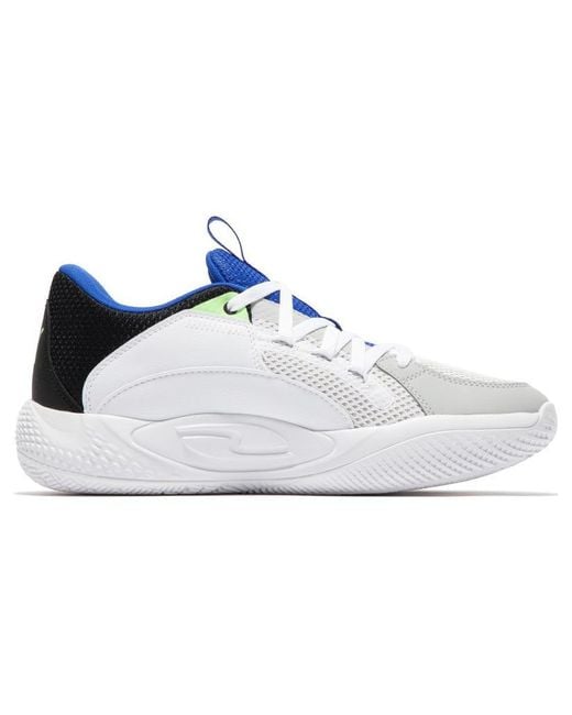 PUMA Blue Court Rider Chaos Basketball Shoes 'Future- Glare' for men