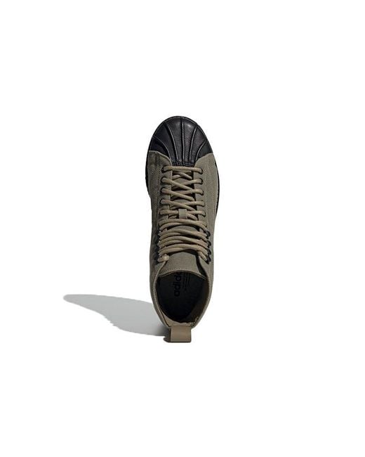 Adidas Black Originals Superstar Boot for men