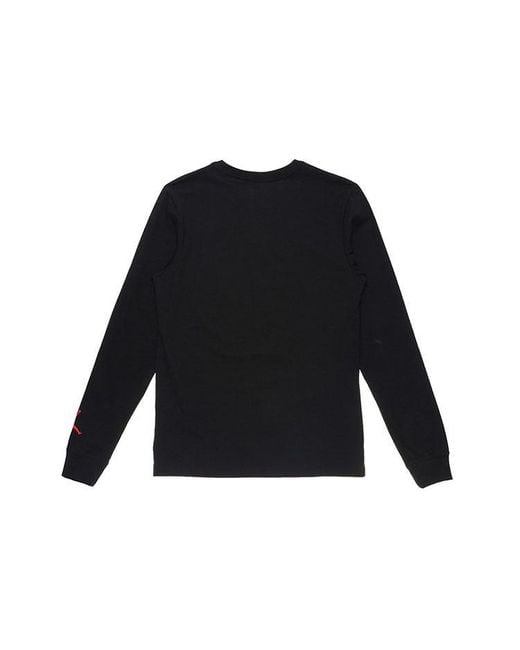 Nike Blue Brand Holiday Casual Sports Round Neck Alphabet Printing Long Sleeves for men