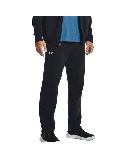 Under Armour Black Rival Fleece Pants for men