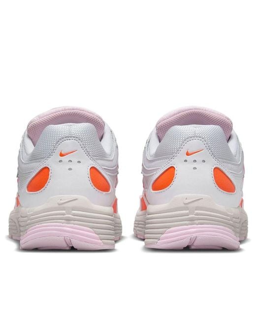 Nike White (Wmns) P-6000 'Digital Crimson'