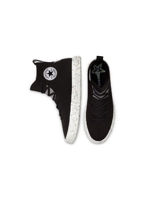 Converse Black Renew Chuck Taylor All Star Crater Knit High for men