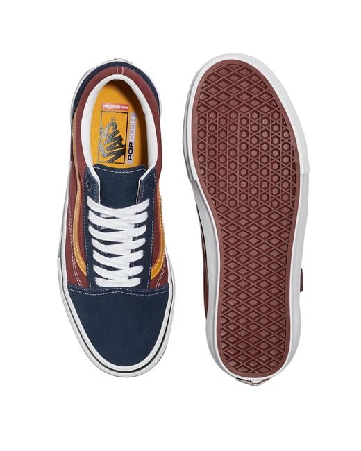 Vans Blue Old Skool Burgundy' for men