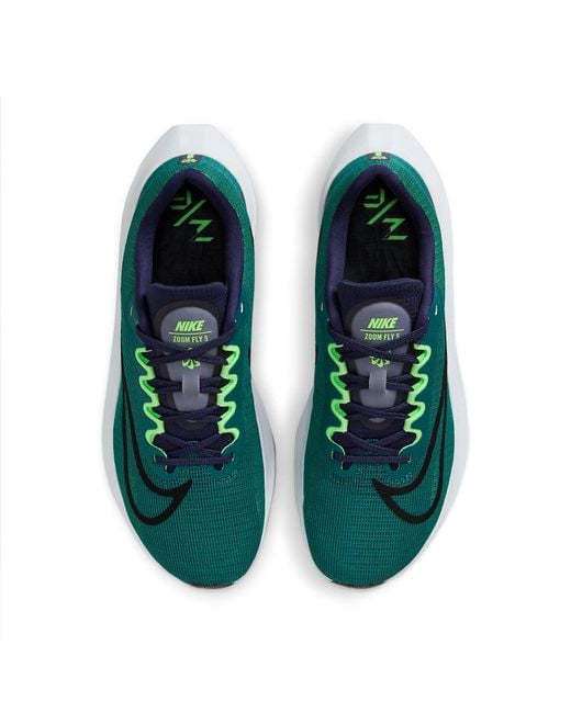 Nike Green Zoom Fly 5 'Geode Ink for men