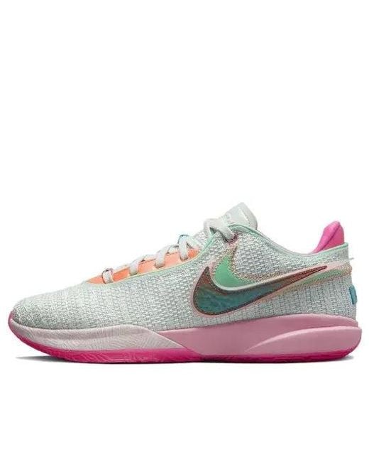 Nike White Lebron 20 Ep 'Time Machine' for men