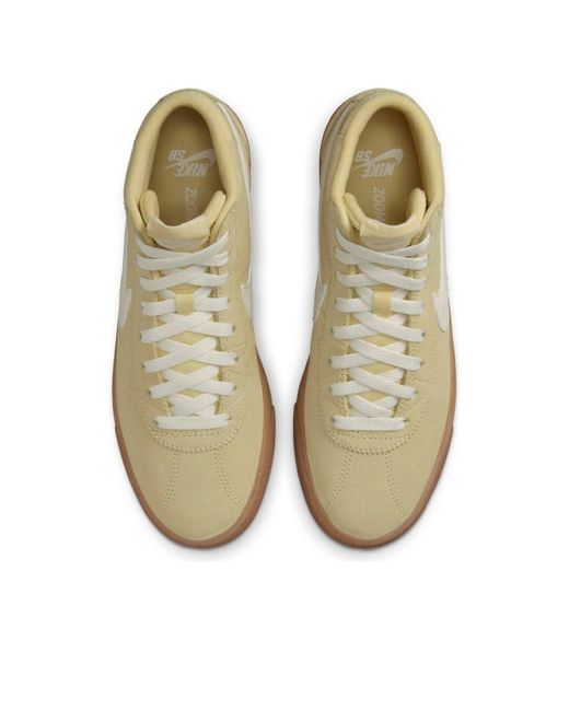 Nike Natural (Wmns) Bruin High Sb 'Lemon Wash Gum'