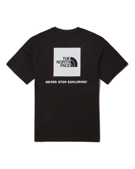 The North Face Black Ss22 Nse Box Logo T-Shirt for men