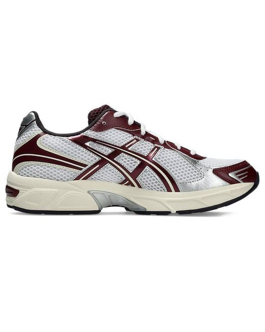 Asics White Gel-1130 Burgundy' for men