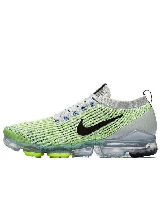 Nike Green Air Vapormax Flyknit 3 'Barely Volt' for men