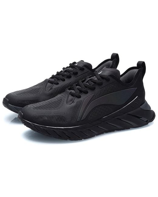 Li-ning Blue Running Shoes Reflective' for men