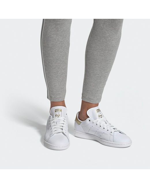 Adidas White (Wmns) Stan Smith 'Metallic Heel'