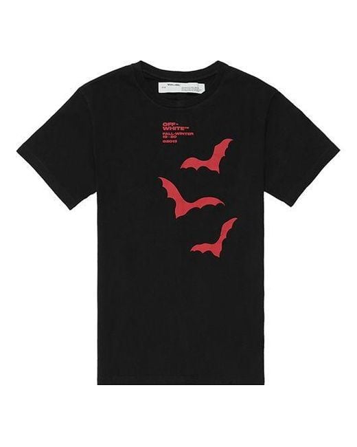 Off-White c/o Virgil Abloh Black Printing Short Sleeve Ordinary Version for men
