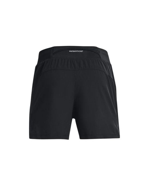 Under Armour Blue Launch Elite 5 Inch Shorts for men