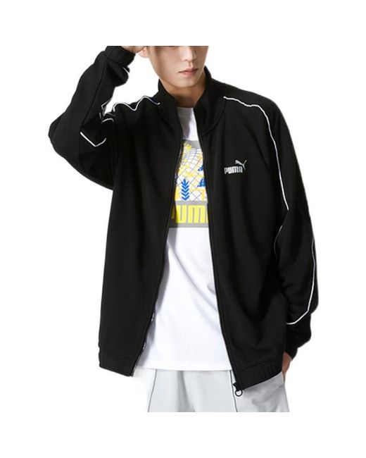 PUMA Black Train Full Zip Jacket for men