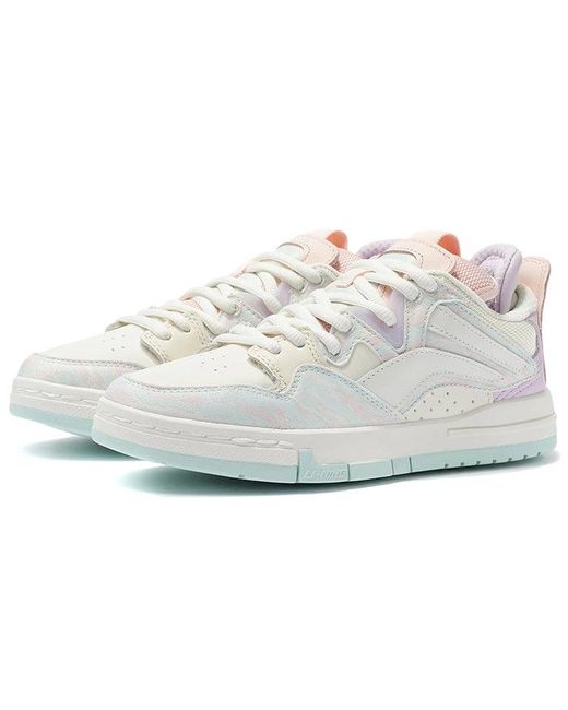 Li-ning White (Wmns) Wave Pro 'Cotton Candy'