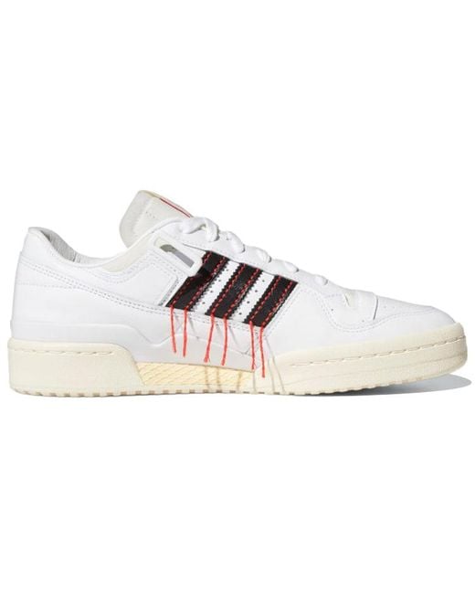 Adidas White Forum 84 Low Premium Easy' for men