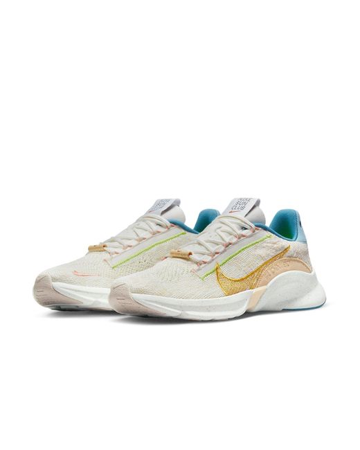 Nike White (Wmns) Superrep Go 3 Flyknit Next Nature 'Sun Club