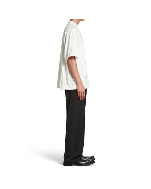Balenciaga White Je T'Aime T-Shirt Large Fit