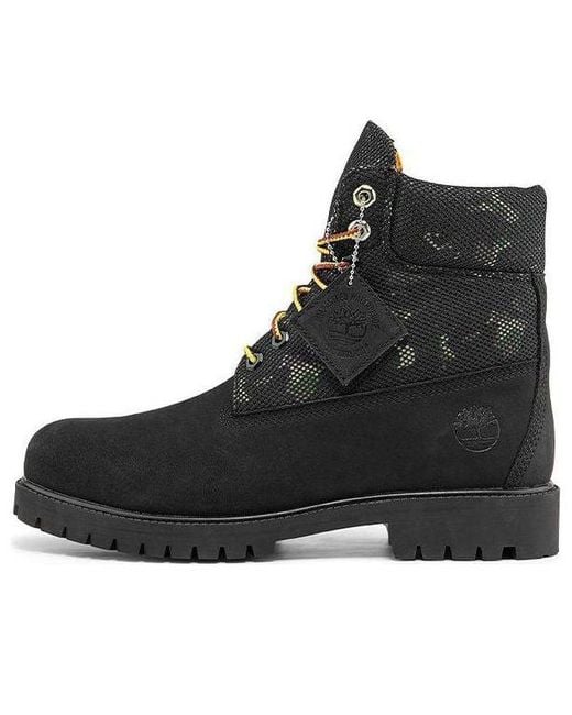 Timberland Black Heritage 6 Inch Boot for men